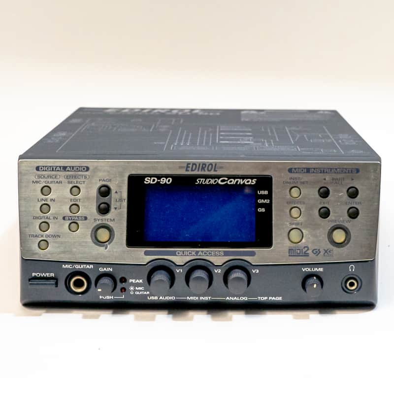 Roland Edirol SD-90 Studio Canvas 128-Voice Sound Module & USB