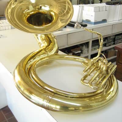 Good C.G. Conn 20K Sousaphone Brass Lacquer with Case image 1