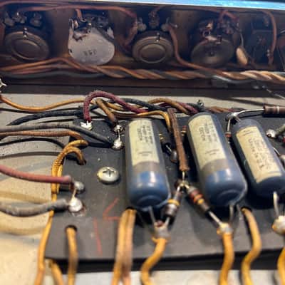 Fender Showman Guitar Amp Head Black Panel / 1964 image 8