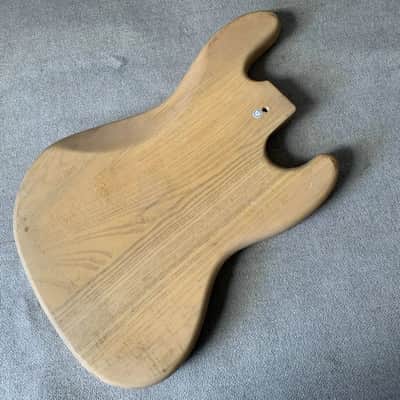 Lefty Ash Wood 4 String Jazz Bass Style Body DIY Project image 5
