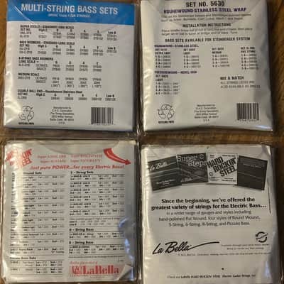 Steinberger & GHS 5 string double ball headless bass string sets (all 4 sets) 90s - stainless image 2