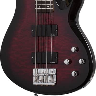 Schecter C-4 Plus - See Through Cherry Burst (591) image 2