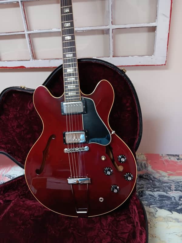 Gibson ES-335 TD 1976 - Wine Red image 1