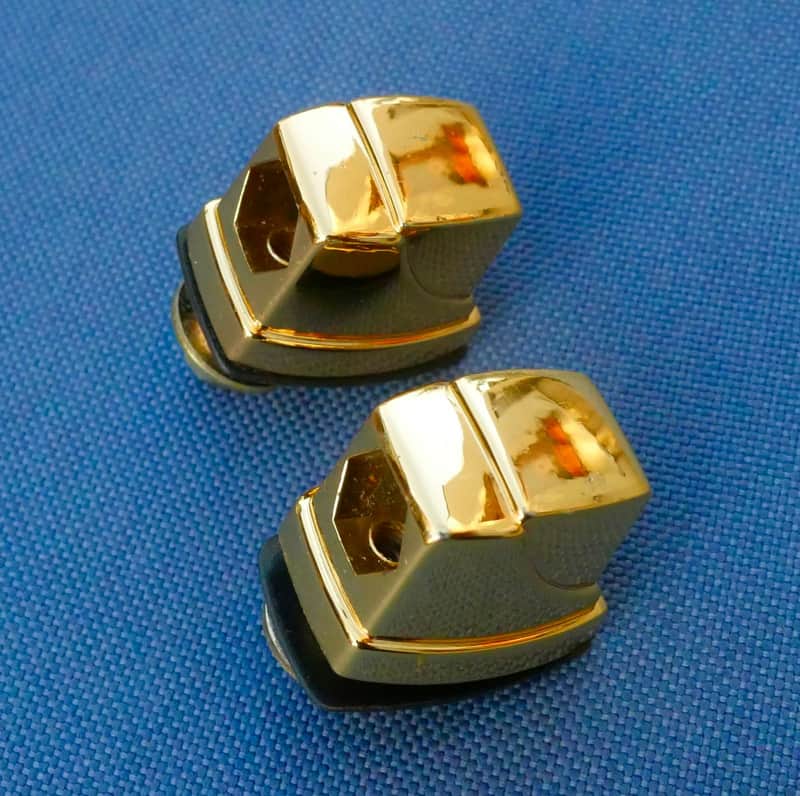 Yamaha Maple Custom Gold Lugs Pack Of 2 Pin On Top Rare image 1