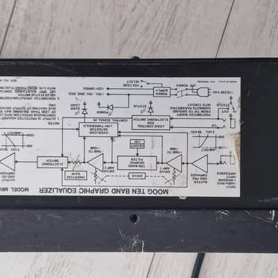 Moog MKG Ten Band Graphic Equalizer 1970s - Black image 3