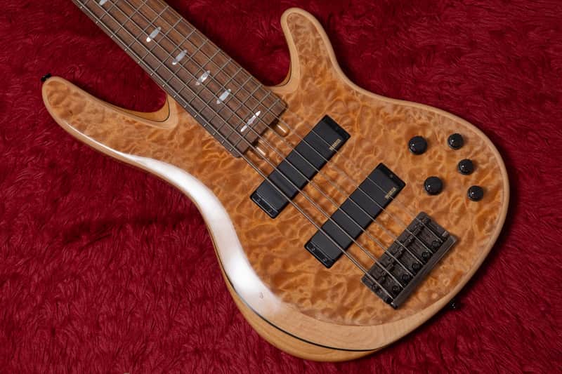 Yamaha TRB1005J 5-String Natural Quilt | Reverb