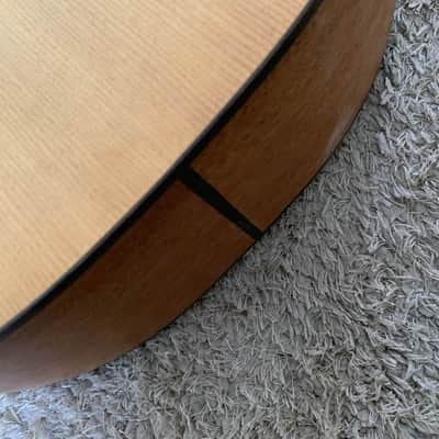 40 Inch Folk Acoustic Guitar, Red Pine Top Body, Mahogany Neck, Rosewood Fingerboard image 14