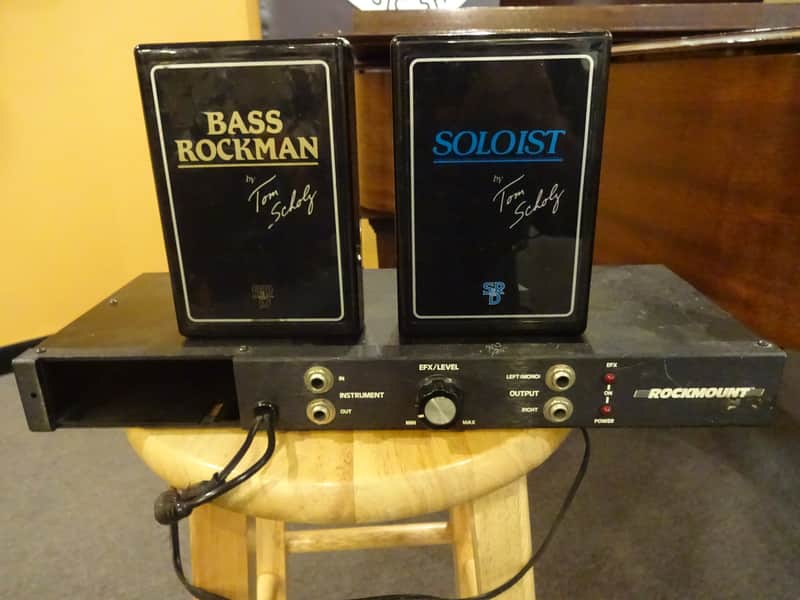 Rockman Rockmount RM-10 w/ Modules 1980's Black image 1