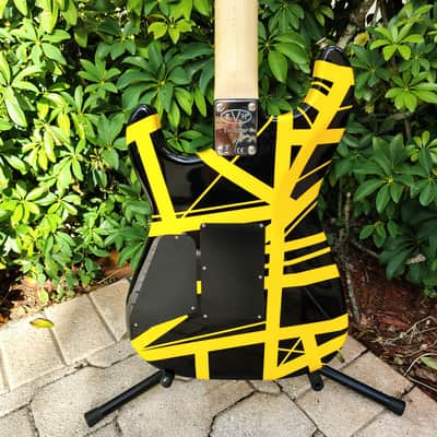 EVH Bumblebee Eddie Van Halen Black Yellow Striped Series *UNPLAYED* 2013 image 11