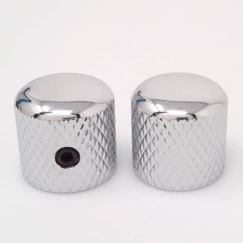 True Custom Shop® Chrome Dome Knobs w/h Set Screw for Fender Precision Bass and Telecaster image 1