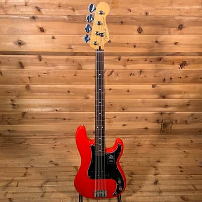 Fender Player II Precision Electric Bass Guitar - Coral Red image 2