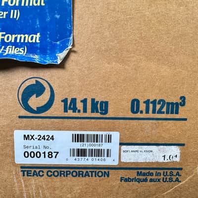 Tascam Hard Disk Recorder MX-2424 Digital 24 Bit 24 Track image 23