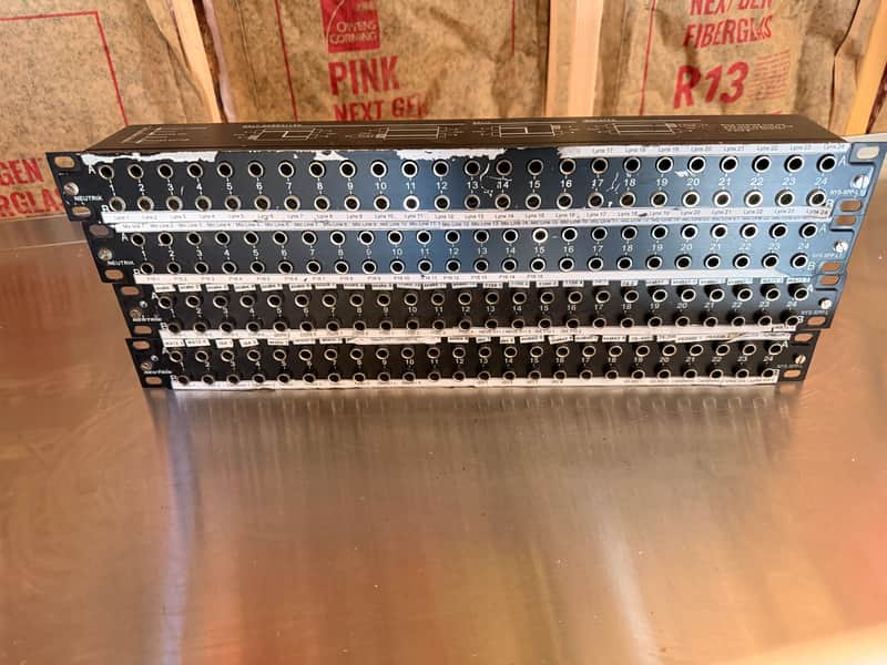 Neutrik NYS-SPP-L1 48-Point TRS Patchbay 2010s x 4 image 1