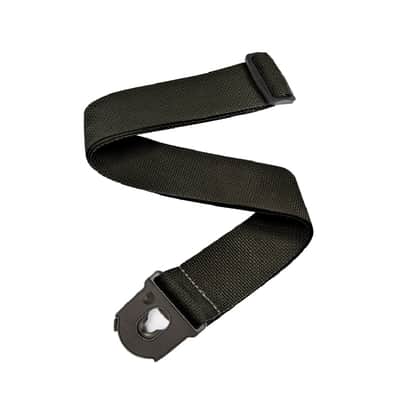 D'Addario Planet Waves PWSPL200 Planet Lock Poly Pro Guitar Strap, Black image 1