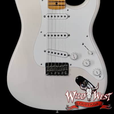 2023 Fender Custom Shop Vintage Custom 1955 Hardtail Stratocaster Time Capsule Package Aged White Blonde 7.30 lbs image 1