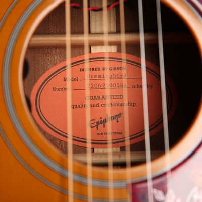 Epiphone Inspired by Gibson Hummingbird - Antique Natural - 2nd Hand image 17