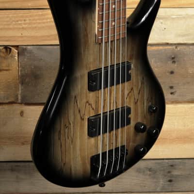 Ibanez GIO SR GSR205SM 5-String Bass Natural Gray Burst image 1