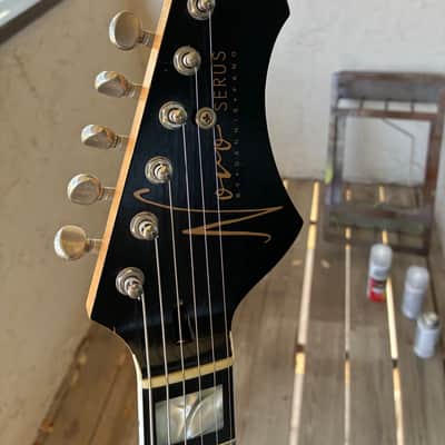 YouTube vid in Description Novo Serus J HH stainless steel frets ebony Sunburst mastery electric guitar image 7