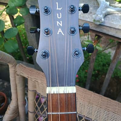 Tenor Guitar/Mandola 8-string Converted Luna Safari travel guitar image 4