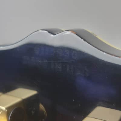 1989 Epiphone Black Beauty 1957 Style Les Paul Custom Modified - Ebony, Made in USA? (First Year Prototype?) image 8