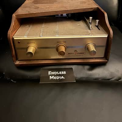 AKAI_CS-F33R カセットデッキ Akai CS-F33R vintage stereo cassette deck player with Wood case