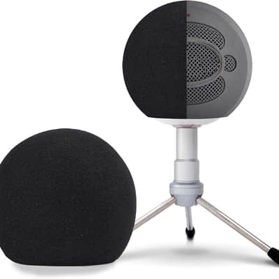 Blue Snowball Pop Filter Windscreen - Professional Mic Foam Wind Cover Windshield Pop Filter for Recordings, Broadcasting, image 1
