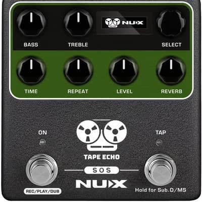 NUX NDD-7 Tape Echo Delay Effects Pedal, Up to 1600ms Stereo Delay Time image 1