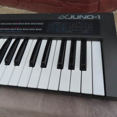 ROLAND 1986 JUNO 1 SYNTHESIZER ORIGINAL CLEAN TESTED w/COVER! image 4