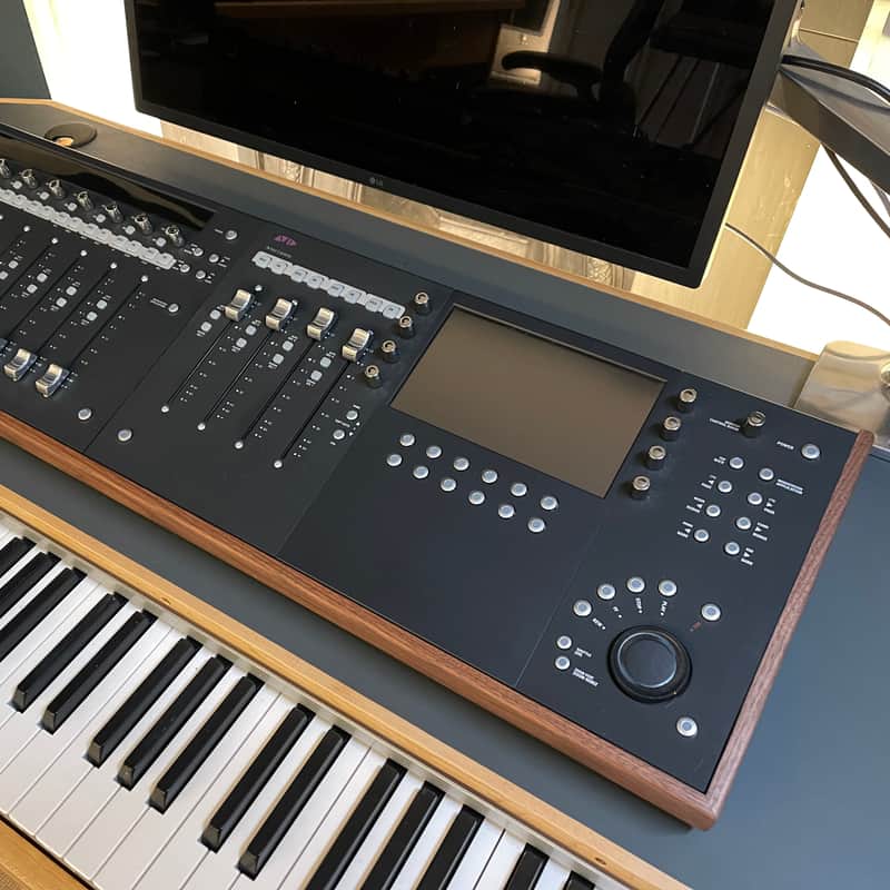 Avid Artist Mix & Artist Control in custom walnut stand 2016 image 1