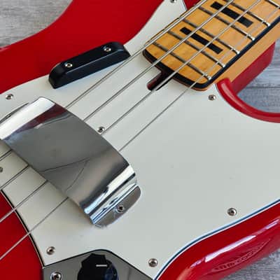 1970's Cimar (Ibanez) '75 Reissue Jazz Bass (Torino Red) image 5