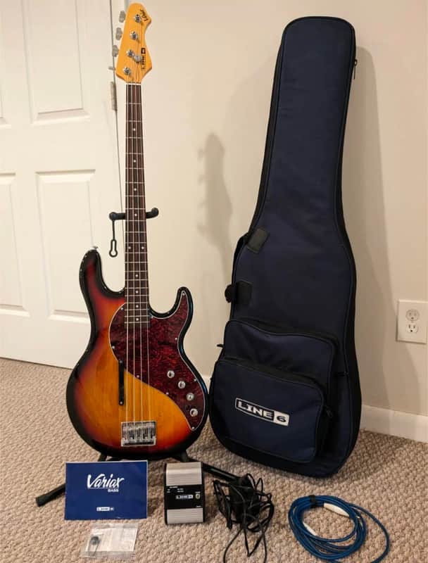 Line 6 Variax 700 Bass Sunburst | Reverb