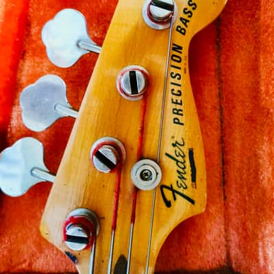 Fender Precision Bass 1976 - Natural All Original with Original Case image 4