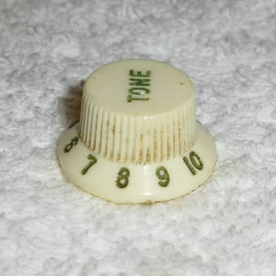 Fender Stratocaster 1969 Tone Knob 1970 1971 1972 Very Good Condition Cool Patina image 4
