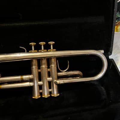 Blessing BTR1460S Silver Trumpet w Case image 7