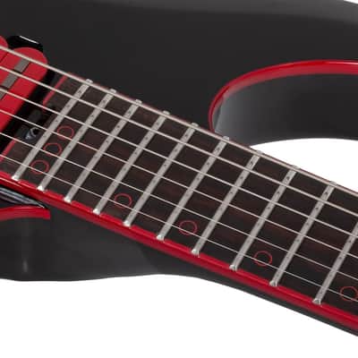 Schecter Sunset-6 Red Dawn ET Gloss Black image 5
