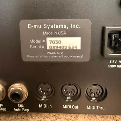 E-MU Systems SP-1200 8-Voice Drum Sampler 1987 - 1996 - Black image 5