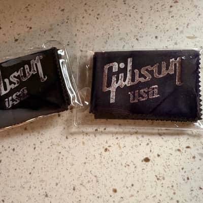 Gibson Gibson vintage 1990’s -2000’s polish cloth Lot Of One - Black image 2