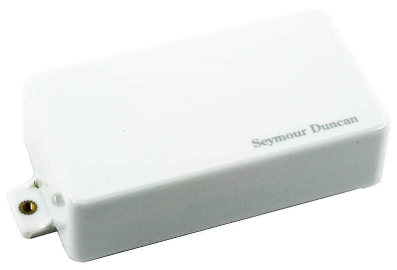 Mint Seymour Duncan 11106-40-W AHB-2b Blackouts Metal Bridge Pickup, White image 1