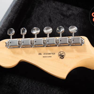 2021 Fender MIJ Japan Traditional II 60s Jazzmaster 3-Tone Sunburst HSC image 8