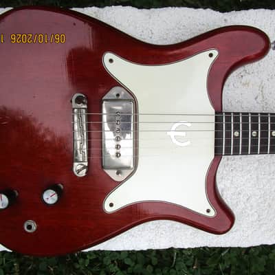 Gibson Epiphone Coronet 1964, Cherry Red, P-90 Pu., Case image 3