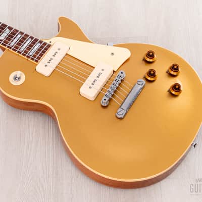 1988 Gibson Les Paul Standard Showcase Edition Goldtop Pre-Historic 1956 Spec w/ Case, Tags image 10