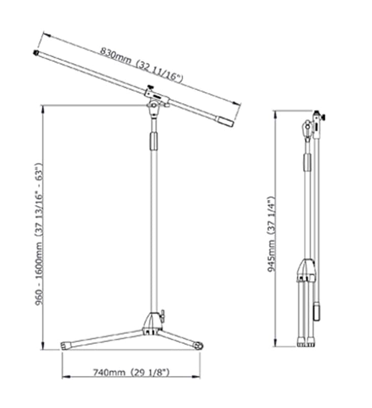 Tama Boom Stands MS205BK image 1