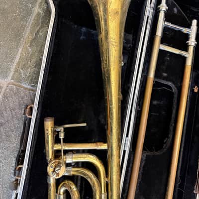 Bach Mercedez trigger trombone. With case and mouthpiece. USA image 7