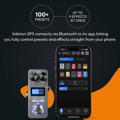 Valeton GP-5 Compact Multi-Effects Processor – SnapTone & IR Loader, 100+ Effects, Bluetooth, USB Audio Interface image 8