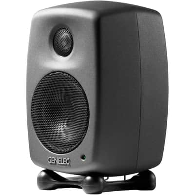 Genelec 8010A 3" Active Studio Monitor (Dark Grey) (Open Box, Brand New) image 4