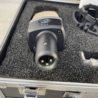 AKG C214 Large Diaphragm Cardioid Condenser Microphone 2010s - Black image 4