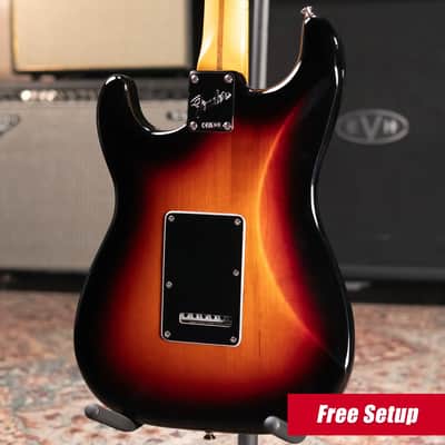 Fender American Professional Classic Stratocaster HSS Electric Guitar - 3-Color Sunburst with Gig Bag image 2