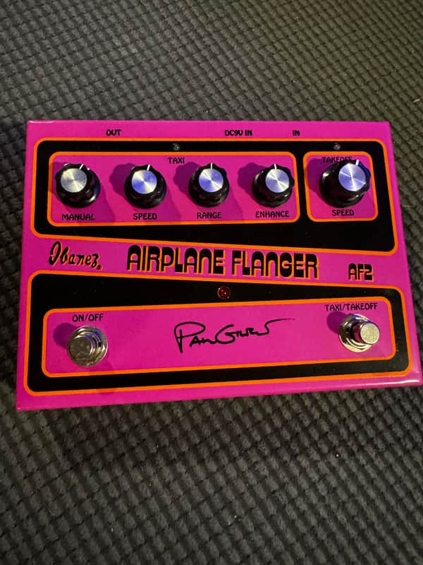 Ibanez AF2 Paul Gilbert Airplane Flanger 2010s - Purple image 1