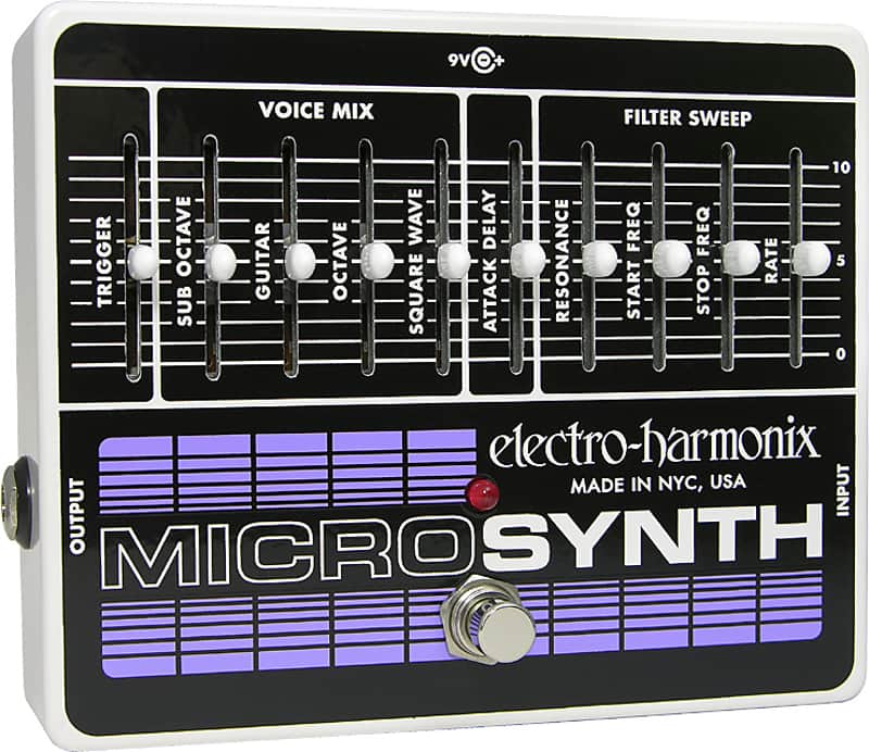 NEW! Electro-Harmonix Micro Synthesizer Black/Purple FREE SHIPPING! image 1
