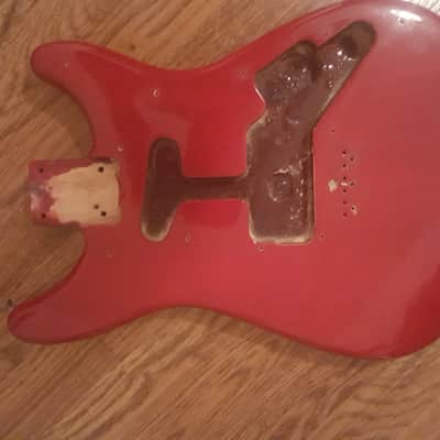 Fender Lead Body 1980 Cherry Red image 1